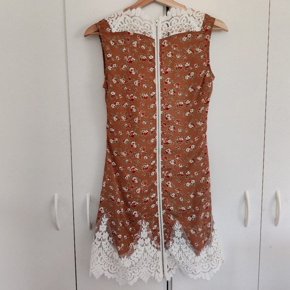 For Love and Lemons Gilly Girl Mini Dress Country Floral - Picture 5 of 10